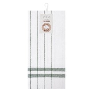 Sada kuchyňských utěrek CHECK zelená
