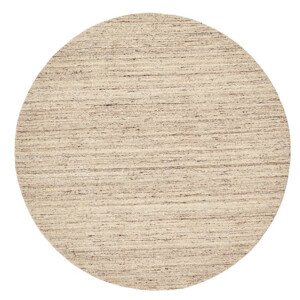 Koberec PURE UNI naturální / béžový kruh