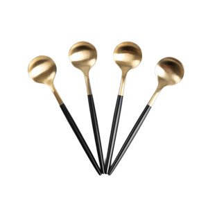 Sada lžiček NOIA zlatá 4 ks 725685