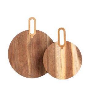 Sada dvou krájecích desek MOOKA kulaté 724251