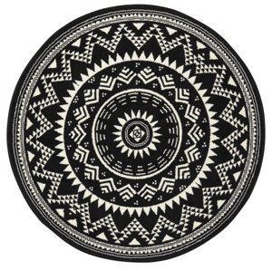 Koberec Hanse Home Celebration Valencia černý kruh