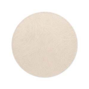 Koberec Hanse Home Eleni naturální / bílý kruh