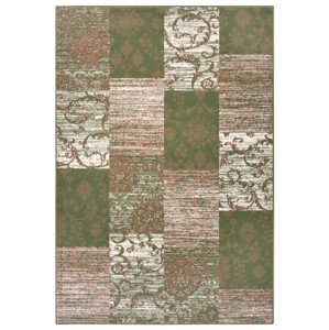 Koberec Hanse Home Gloria Bloques zelený / krémový