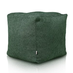 Taburetka Boucle tmavě zelená