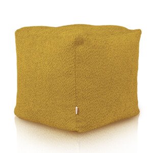 Taburetka Boucle hořčičová