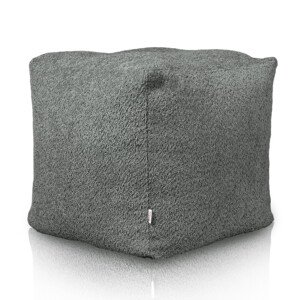 Taburetka Boucle šedá