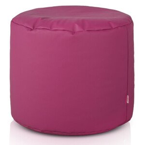 Taburetka Cilindro fuchsia ekokůže