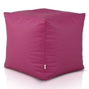 Taburetka fuchsia ekokůže