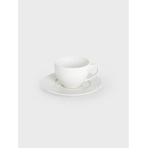 Šálek SIENA s podšálkem, bílý 733284 240 ml