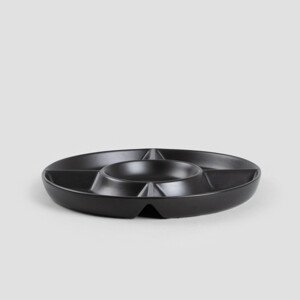 Servírovací talíř NELSON kulatý, černý 737602