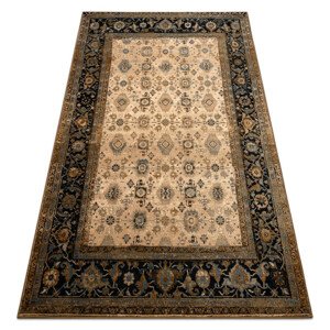 Koberec OMEGA AVILA Ornament rám, hnědý