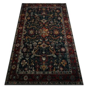 Koberec POLONIA VERANO Ornament rám, granátový