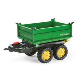 Přívěs Rolly Toys 122004 dvounápravový, světle zelený