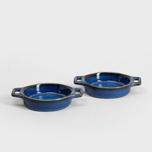 Sada dekoračních misek OKINAWA tmavomodrých 743023 (2 ks)