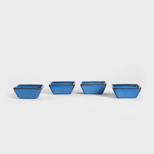 Sada dekoračních misek OKINAWA tmavomodrých 743030 (4 ks)
