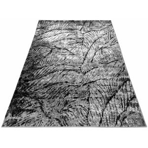 Koberec LAPISO SOFT 400 šedý / černý
