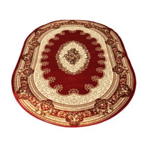 Koberec Orient 002 červený ovál
