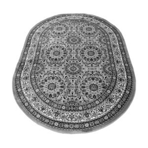 Koberec Orient 005 šedý ovál