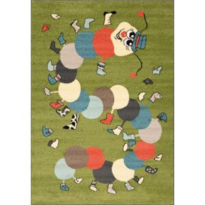 Dětský koberec Funky Top Ivo zelený