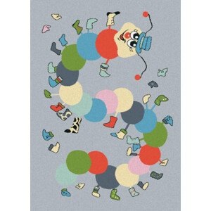 Dětský koberec Funky Top Ivo šedý