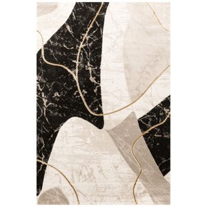 Koberec KASHMIR KR205S černý / zlatý