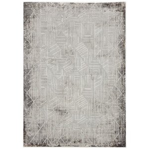 Koberec Oman 618 tmavě šedý / zlatý