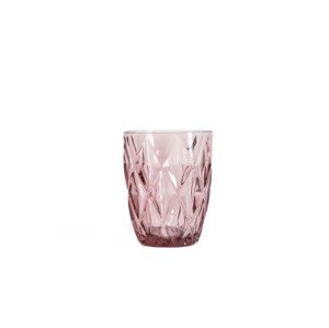 Sada čtyř sklenic LUNO růžová 748226 280 ml (4 ks)