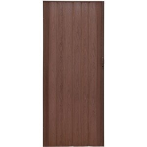 Skládací dveře 004 01 hnědé 80 cm