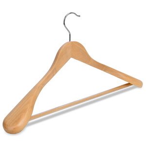 Dřevěný věšák na oblečení (1 ks)