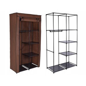 Šatní skříň MIRA tmavě hnědá