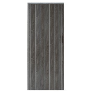 Skládací dveře 001P grafitový dub matný 80 cm