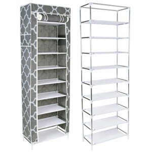 Botník LEA šedý / bílý