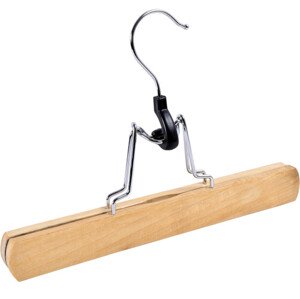 Věšáky na kalhoty naturální (10 ks)
