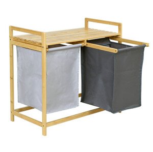 Prádelní koš HANOI DUO COLOR šedý