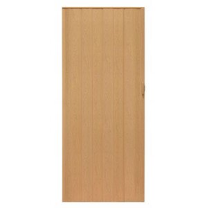 Skládací dveře 004-100-02 světlý dub 100 cm
