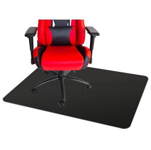 Podložka pod židli 100x70 cm černá