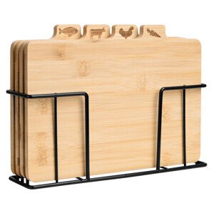 Sada čtyř krájecích desek SKARA (4 ks)