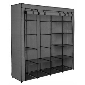 Šatní skříň OLENA antracitová