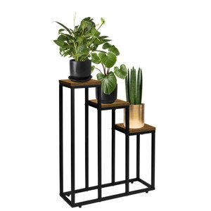 Stojan na květiny LOREN RUSTIC černý