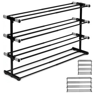 Botník DIANA 4 úrovně, černý