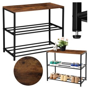 Botník STELLA 3 úrovně, černý