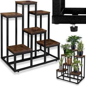 Stojan na květiny BELGAR RUSTIC černý