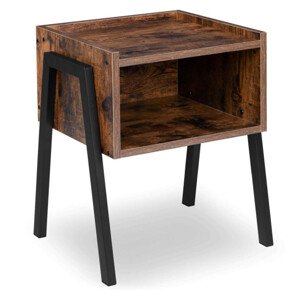 Noční stolek SKIVE Rustic antický dub