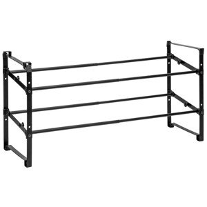 Botník NAVIA nastavitelný, černý