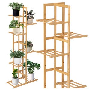 Stojan na květiny HERVEL bambusový