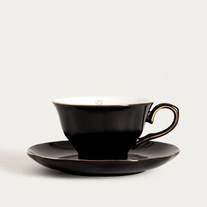 Šálek BARIK s podšálkem, černá 750472 150 ml