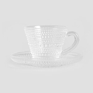 Šálek COUPE s podšálkem, skleněný 747625 85 ml