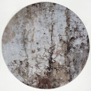 Koberec UNIVERSE 839-56 šedý / béžový kruh