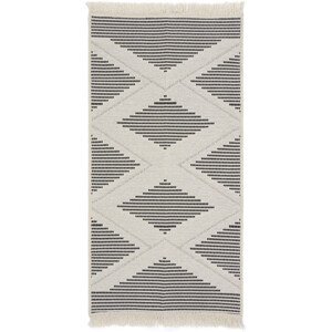 Kobereček / koupelnový kobereček ORIENT 7 černý / krémový