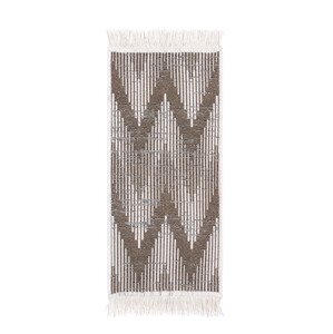 Kobereček / koupelnový kobereček ORIENT 5 hnědý / krémový